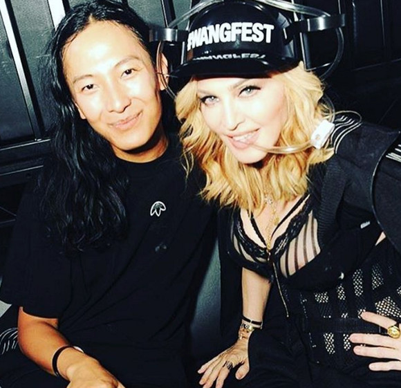 Madonna à l'after Party d'Alexander Wang