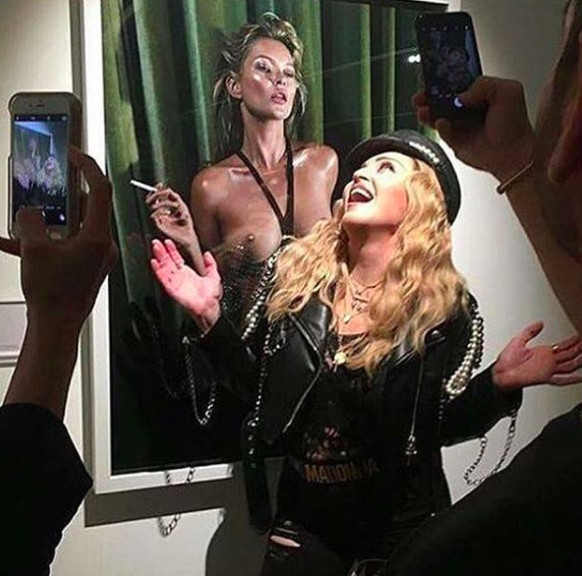 Madonna à l'exposition de Mert & Marcus