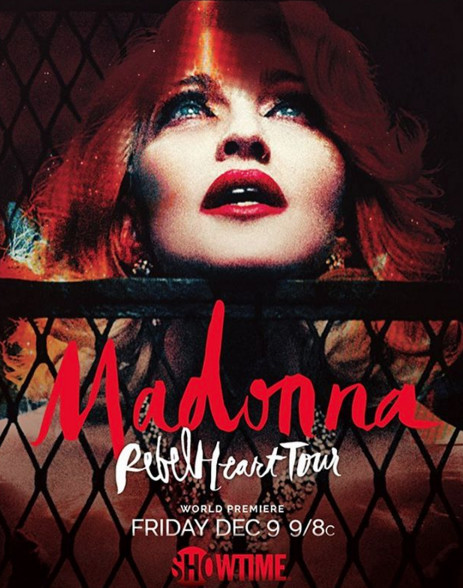 Le visuel officiel pour la première du Rebel Heart Tour Le visuel officiel pour la première du Rebel Heart Tour