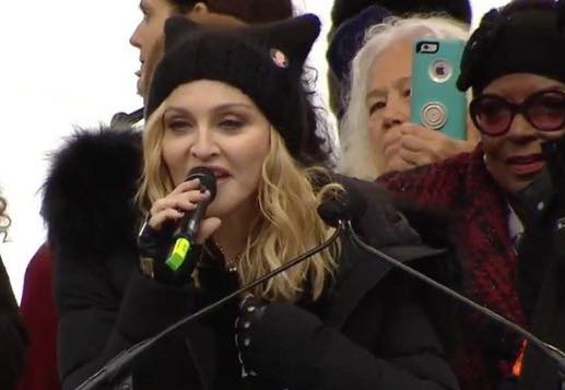 Women's March : Madonna se mobilise pour le droit des femmes