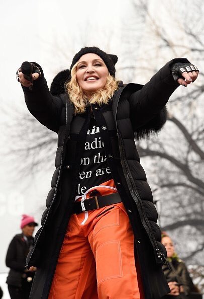 Women's March : Madonna se mobilise pour le droit des femmes Women's March : Madonna se mobilise pour le droit des femmes