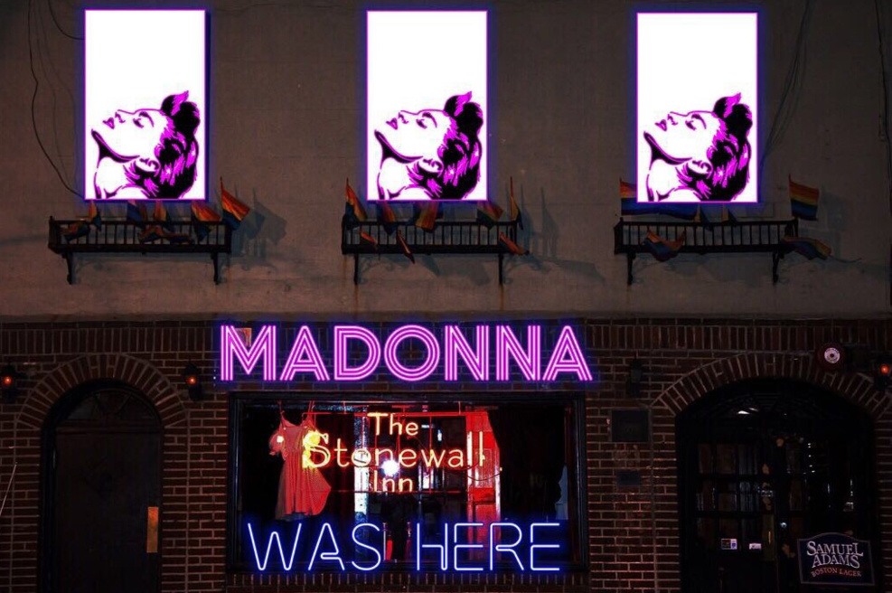 Madonna à Stonewall 01/01/2019 Madonna à Stonewall 01/01/2019