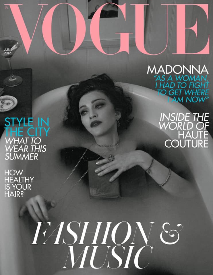 Madonna en couverture de Vogue Madonna en couverture de Vogue