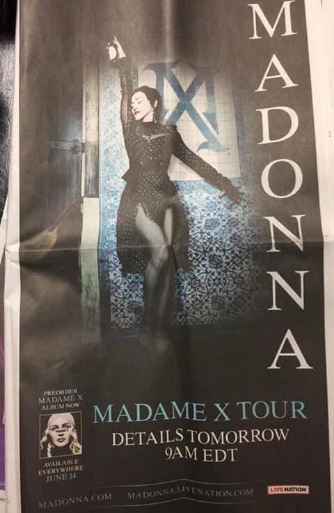 Madame X Tour