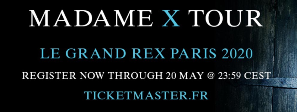 Madonna au Grand Rex Madonna au Grand Rex