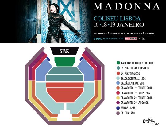 Madame X Tour récapitulatif Madame X Tour récapitulatif