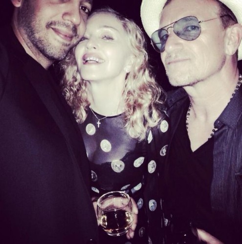 Madonna et Bono live en Italie ?