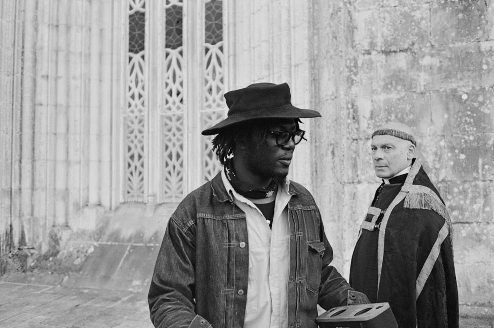 Adjei sur le tournage de Dark Ballet - crédit photo Riccardo T. Castano