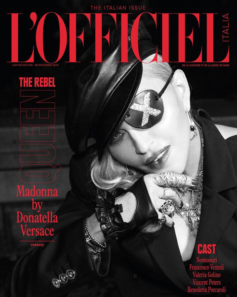 L'officiel Madonna par Donatella Versace