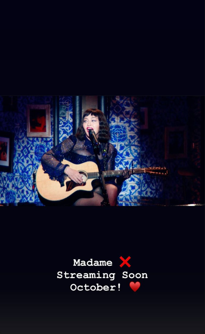 Madame X Tour : streaming en octobre