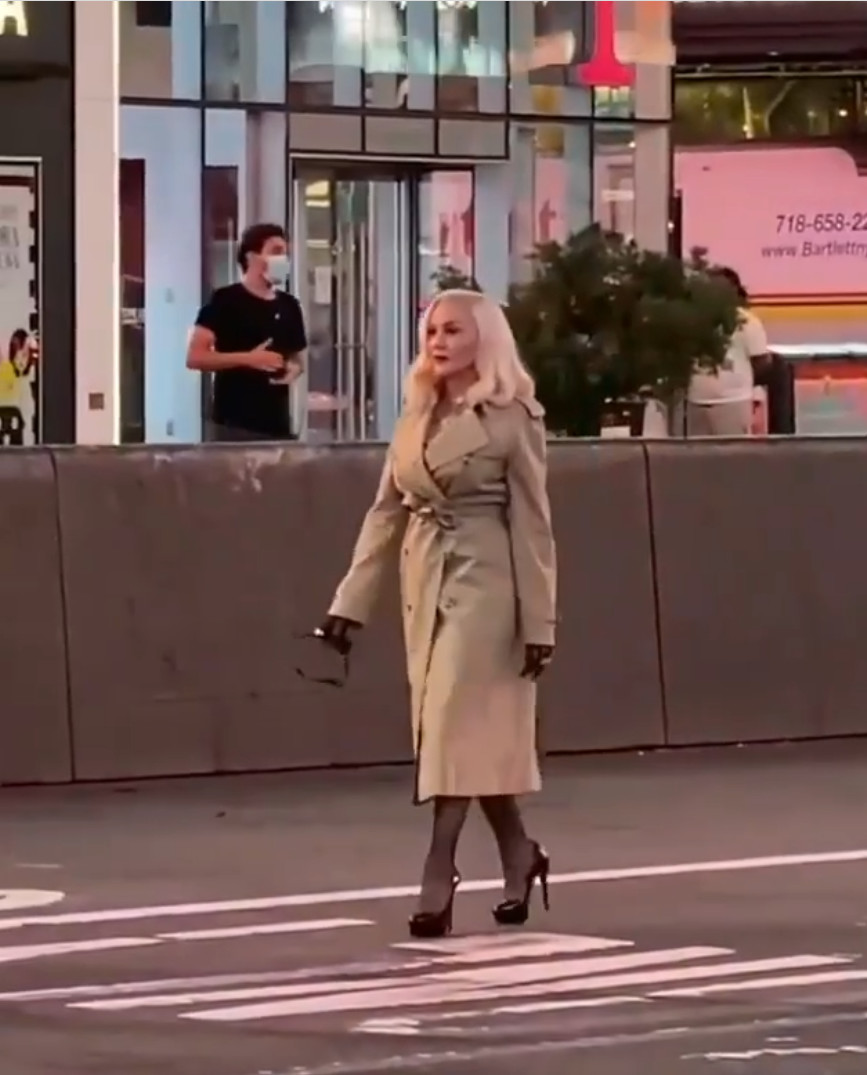 Madonna dans les rues de New York
