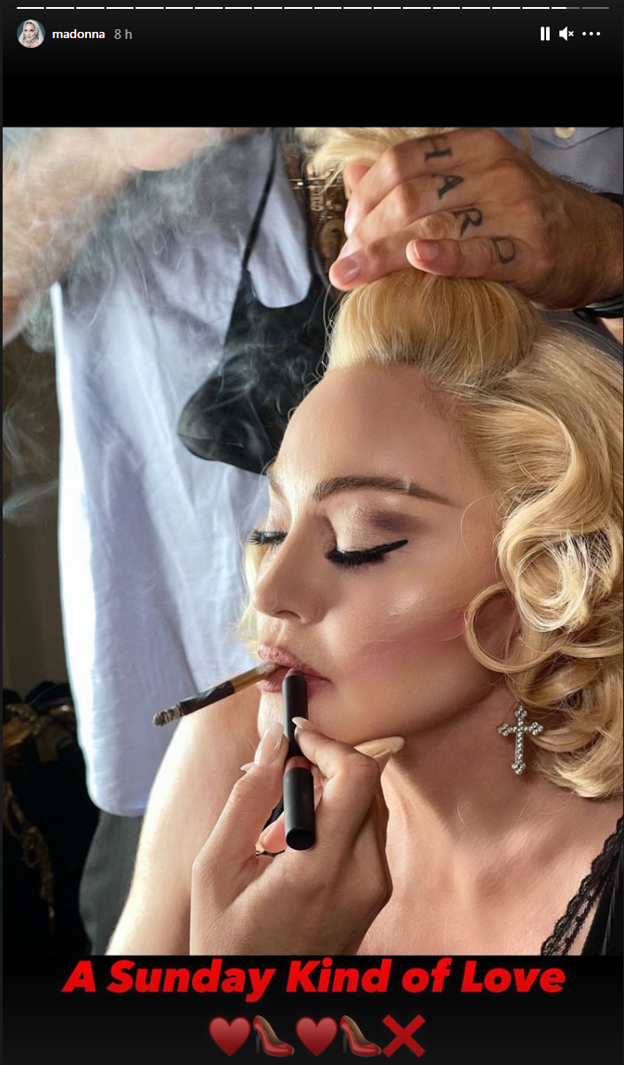 Madonna rend hommage à Marilyn Madonna rend hommage à Marilyn