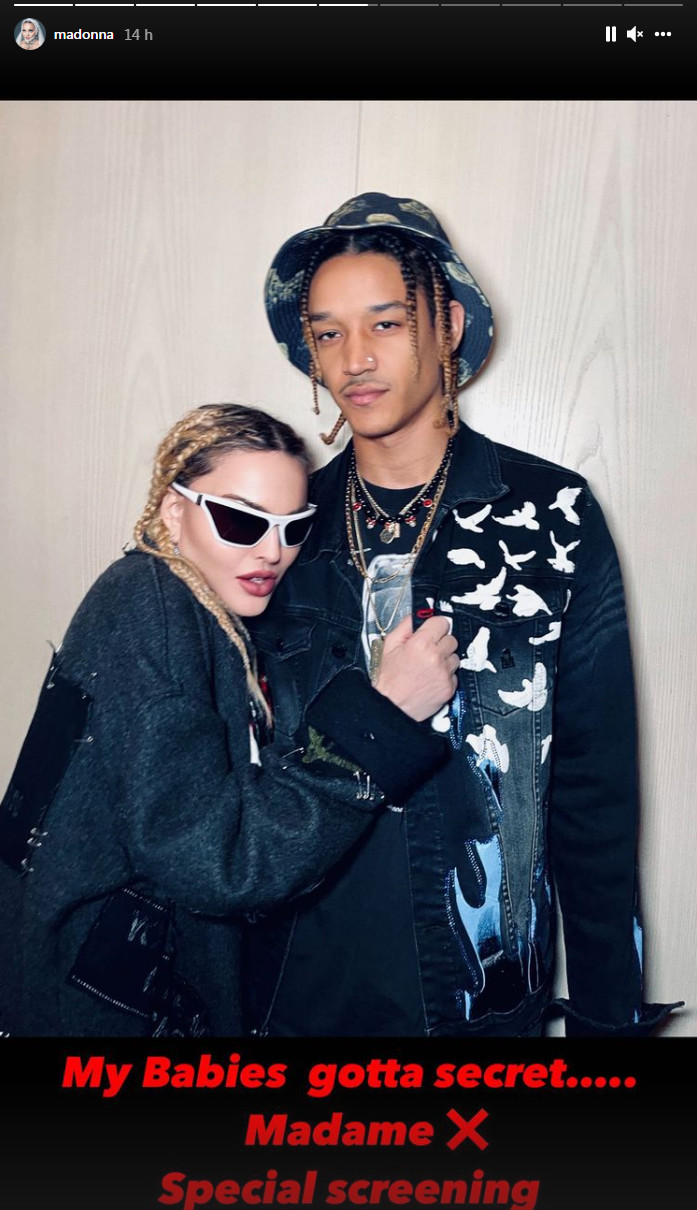 Madonna sur Instagram