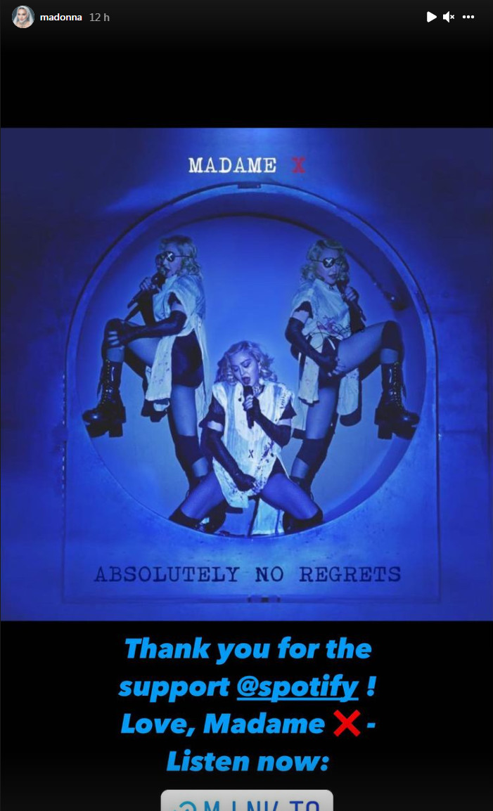 Madonna sur Instagram Madonna sur Instagram