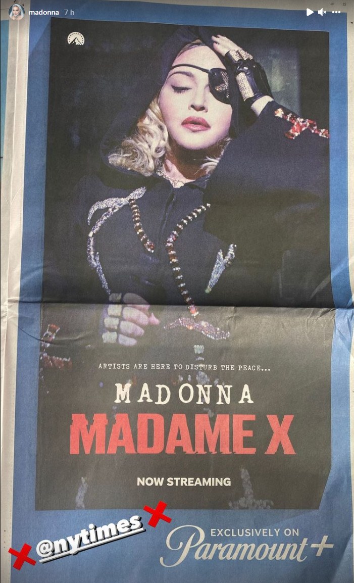 Madonna sur Instagram Madonna sur Instagram