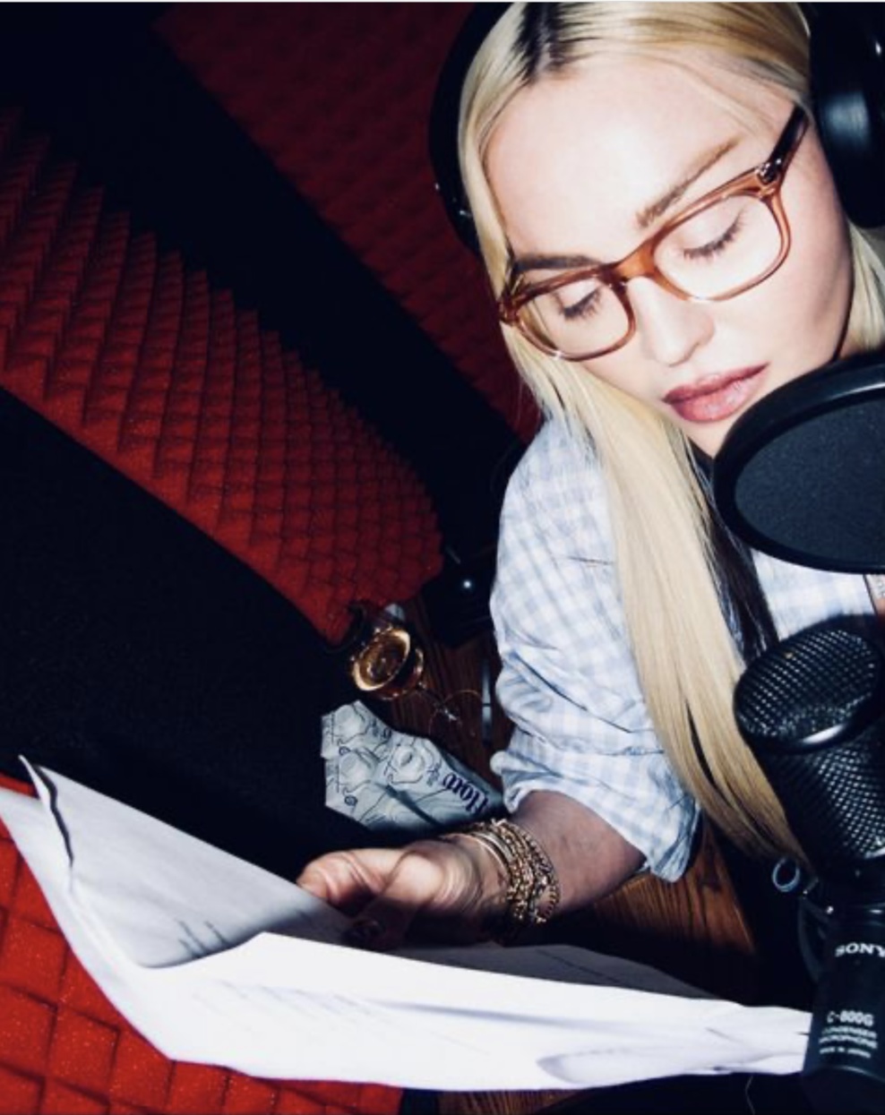 Madonna de retour en studio Madonna de retour en studio