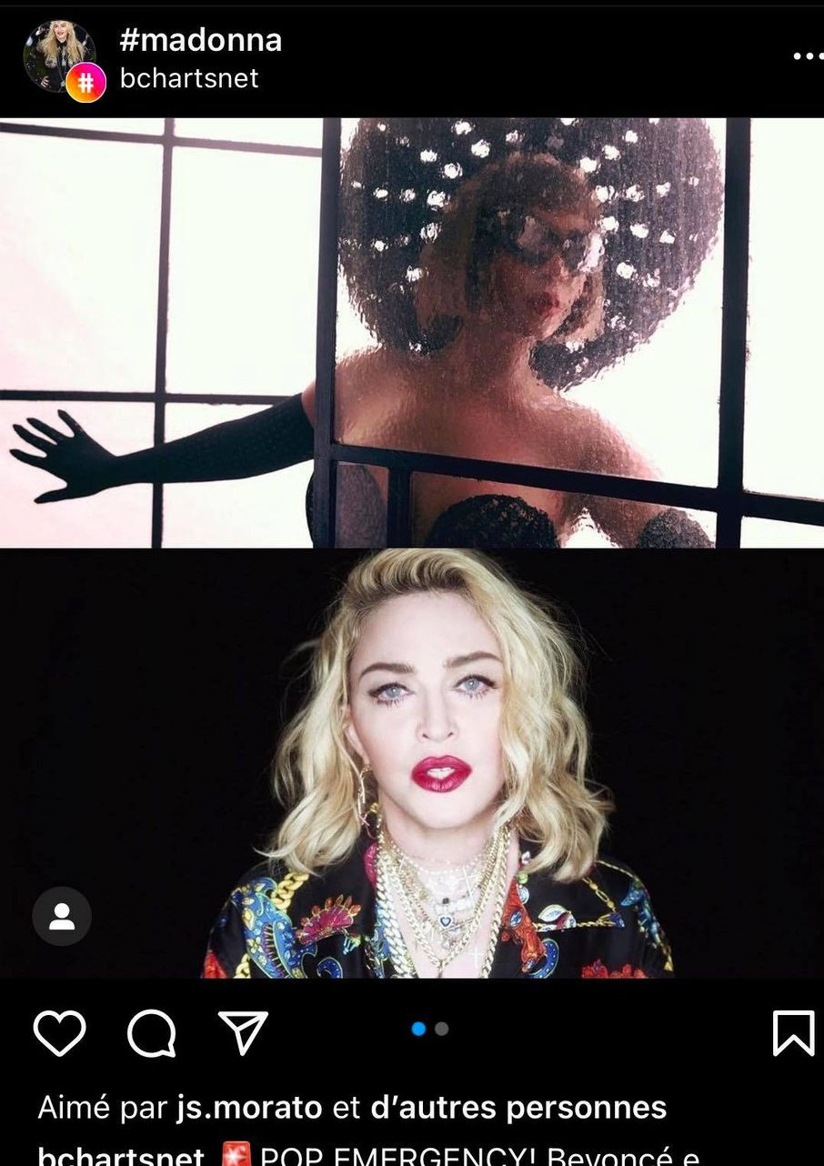 Madonna et Beyonce