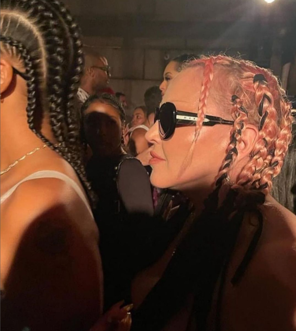 Madonna la fashion week de New York Madonna la fashion week de New York