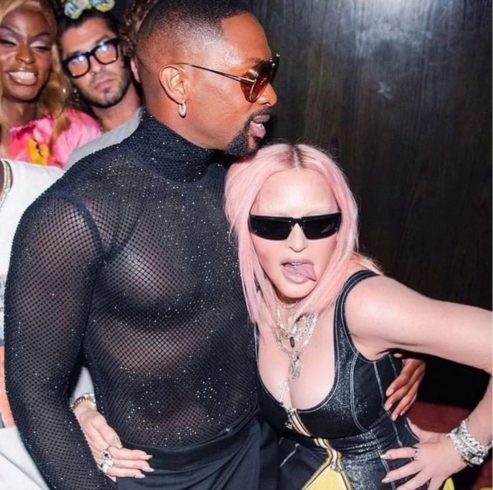 Madonna et Laquan Smith Madonna et Laquan Smith
