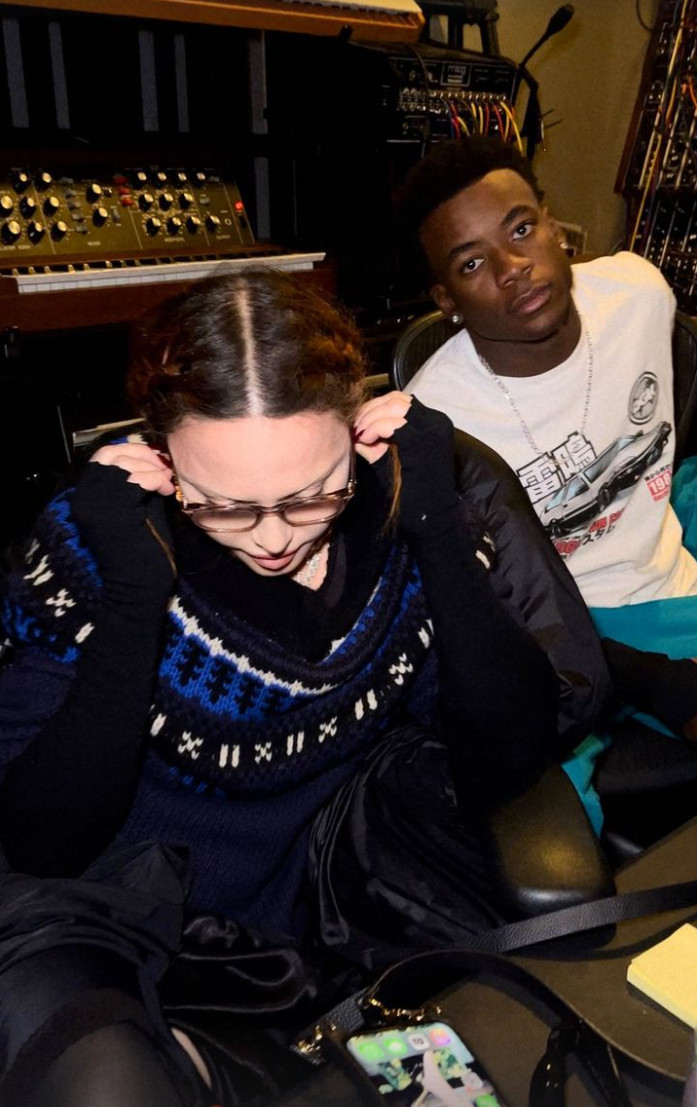 Madonna de retour en studio Madonna de retour en studio