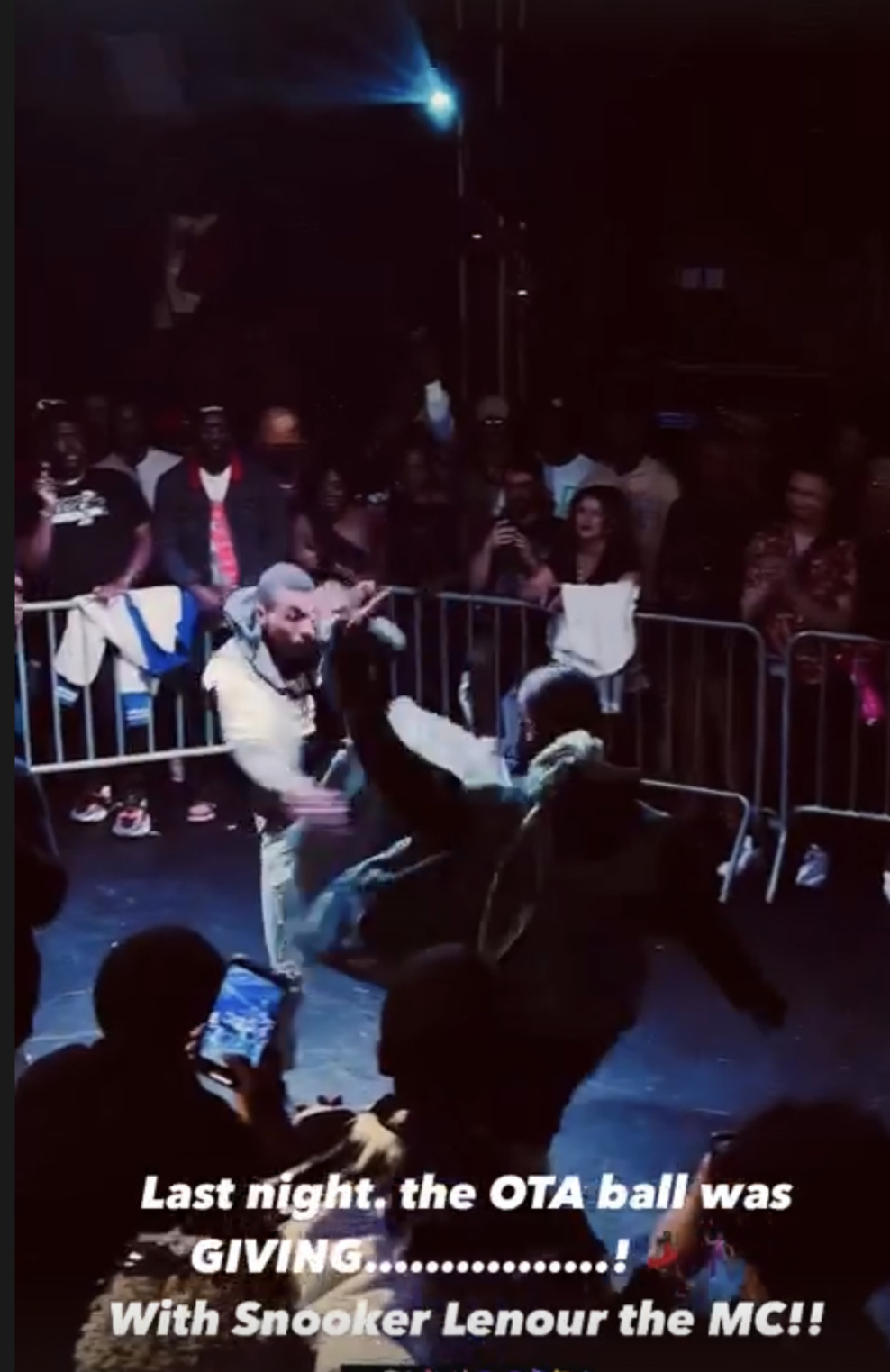 Madonna à la soirée OTA Madonna à la soirée OTA