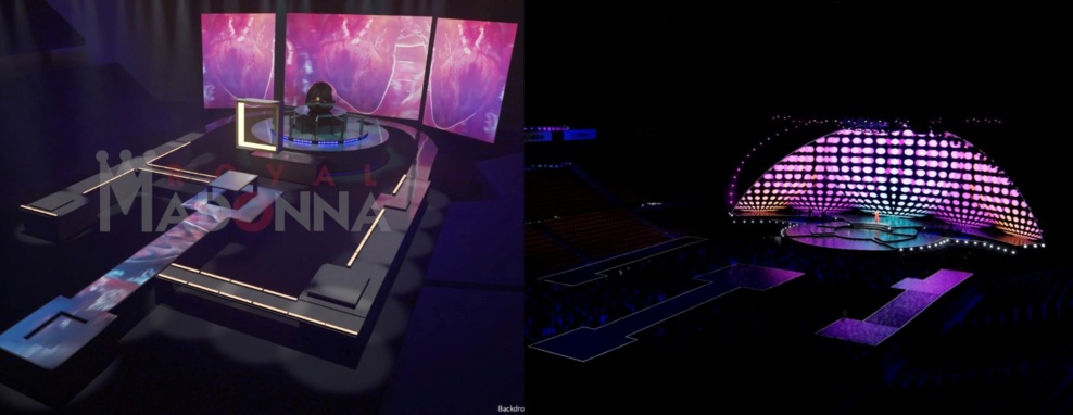 De gauche à droite : concept de Royal Madonna et de Vitor Almeida De gauche à droite : concept de Royal Madonna et de Vitor Almeida