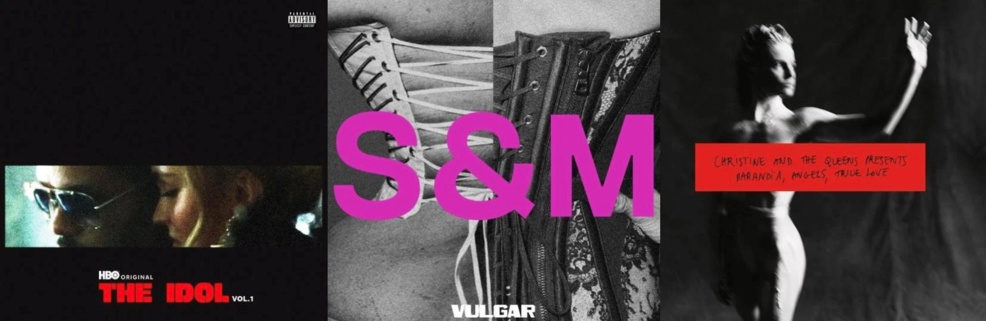 De gauche à droite : les visuels de la VO de The Idol, Vulgar , PARANOIA, ANGELS, TRUE LOVE De gauche à droite : les visuels de la VO de The Idol, Vulgar , PARANOIA, ANGELS, TRUE LOVE