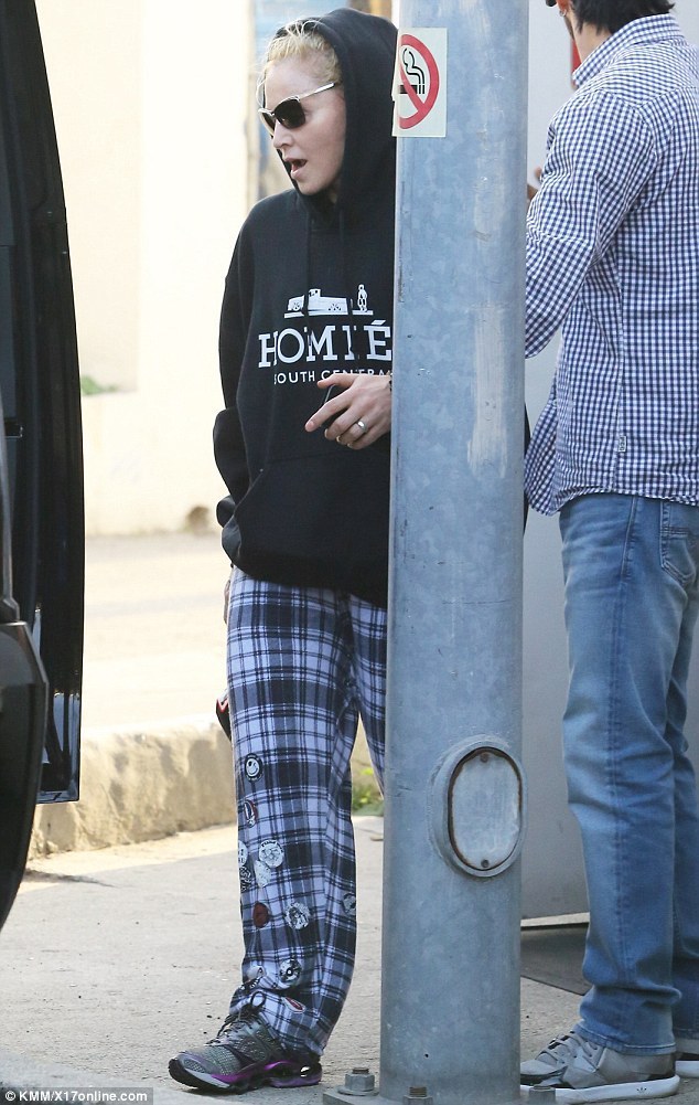 Madonna dans les rues de Los Angeles