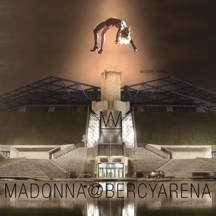 Madonna à Bercy en décembre 2015