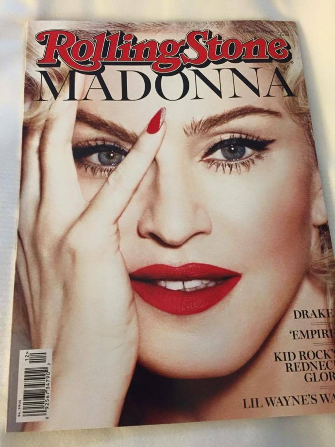 Madonna en couverture de Rolling Sttone US ?