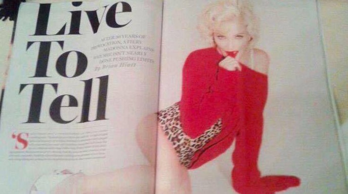 Madonna dans Rolling Stone de Mars