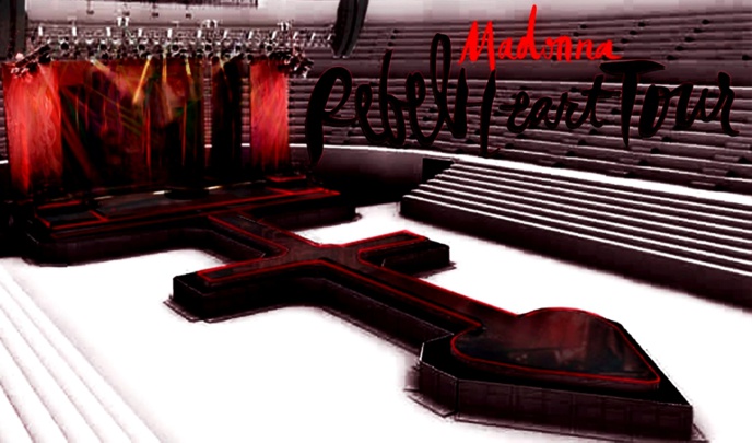 Madonna : The Rebel Heart tour stage