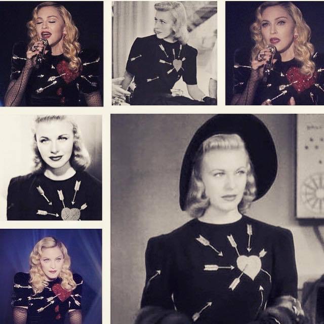 Madonna rend hommage à Ginger Rogers Madonna rend hommage à Ginger Rogers
