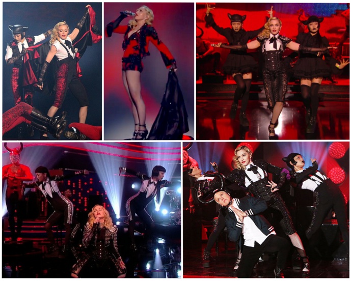 MADONNA : LES LIVES DE "LIVING FOR LOVE"