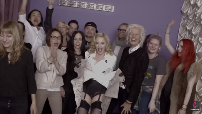 Madonna | Behind the Scenes | Cosmopolitan Madonna | Behind the Scenes | Cosmopolitan