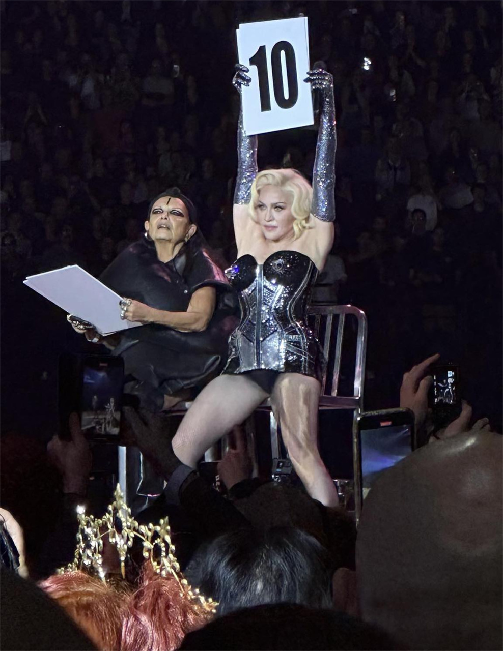 Madonna et Michèle Lamy Madonna et Michèle Lamy