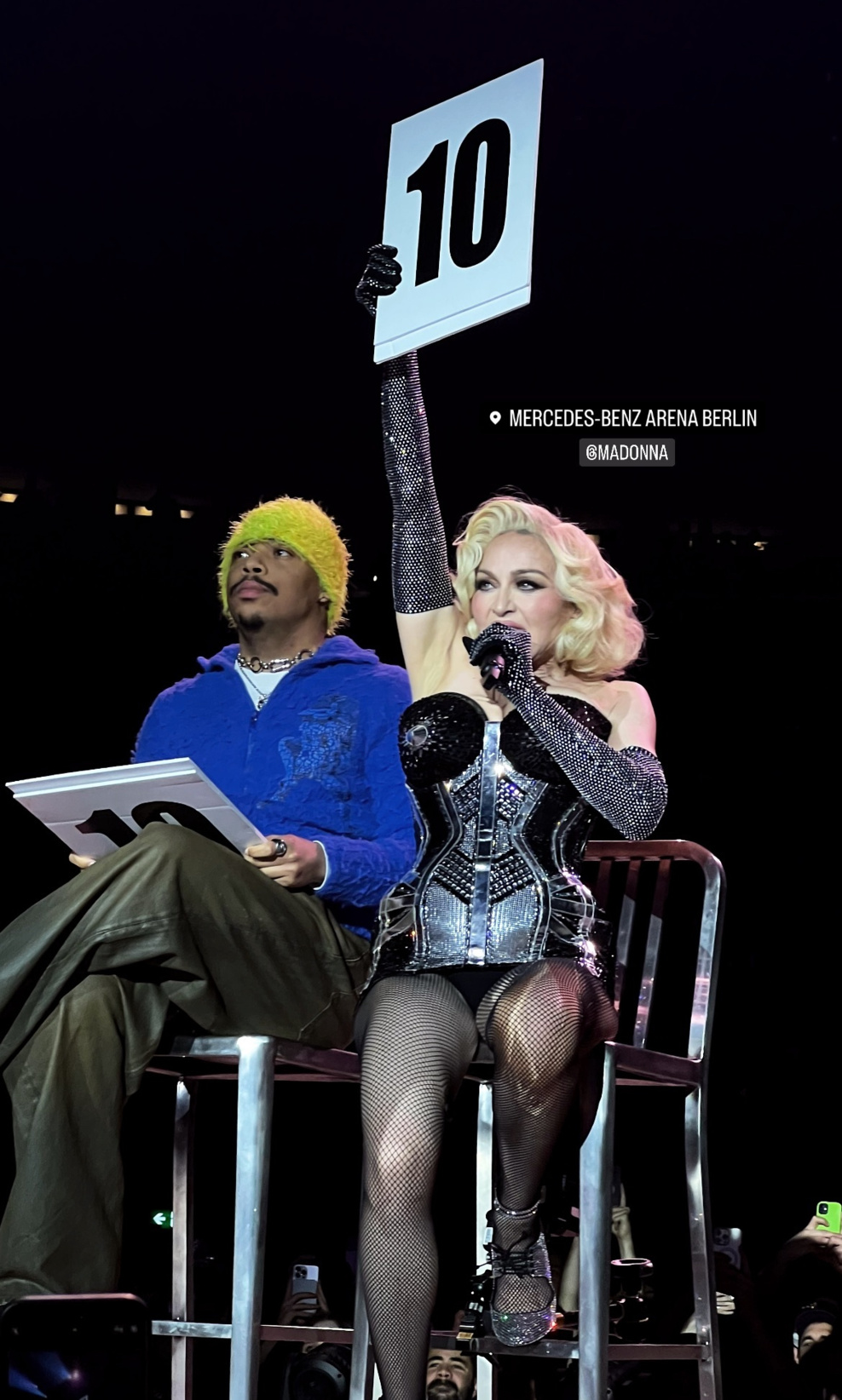 Gabriel Massan et Madonna - 28 novembre 2023 Gabriel Massan et Madonna - 28 novembre 2023