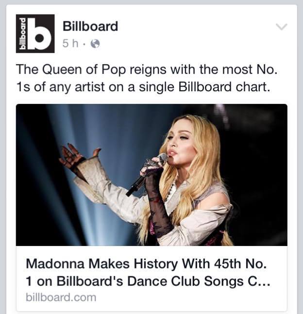 Madonna makes History 