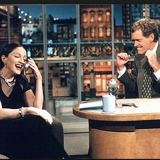 David Letterman raccroche et Madonna lui rend hommage