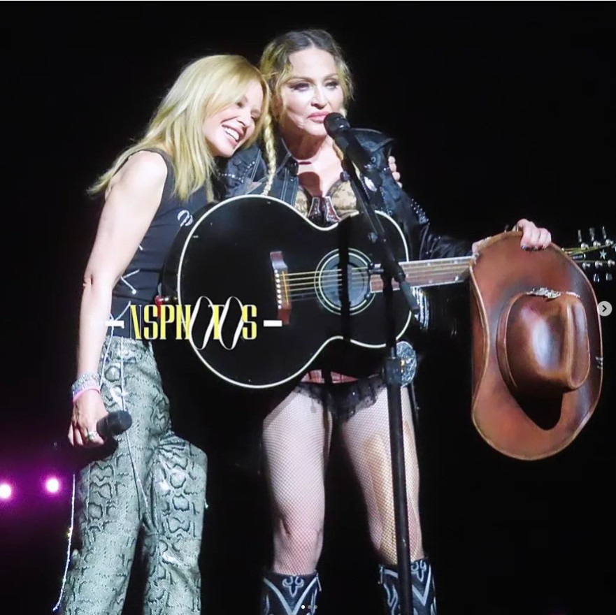 Madonna et Kylie à LA pour le Celebration Tour