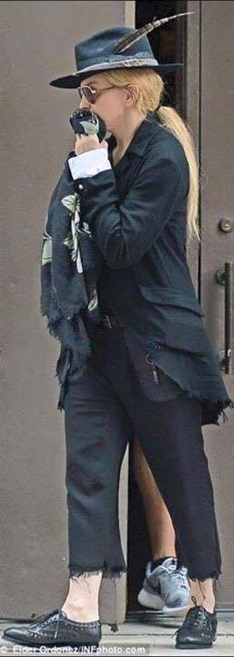 Madonna dans les rues de New York Madonna dans les rues de New York