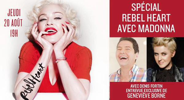 L'interview de Madonna pour Rythme FM L'interview de Madonna pour Rythme FM