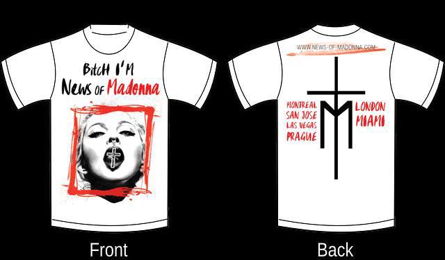 Rebel Heart Tour T-shirt by NOM Rebel Heart Tour T-shirt by NOM