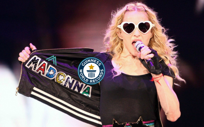 Madonna : de nouveaux records pour le Guinness Book World Record Madonna : de nouveaux records pour le Guinness Book World Record