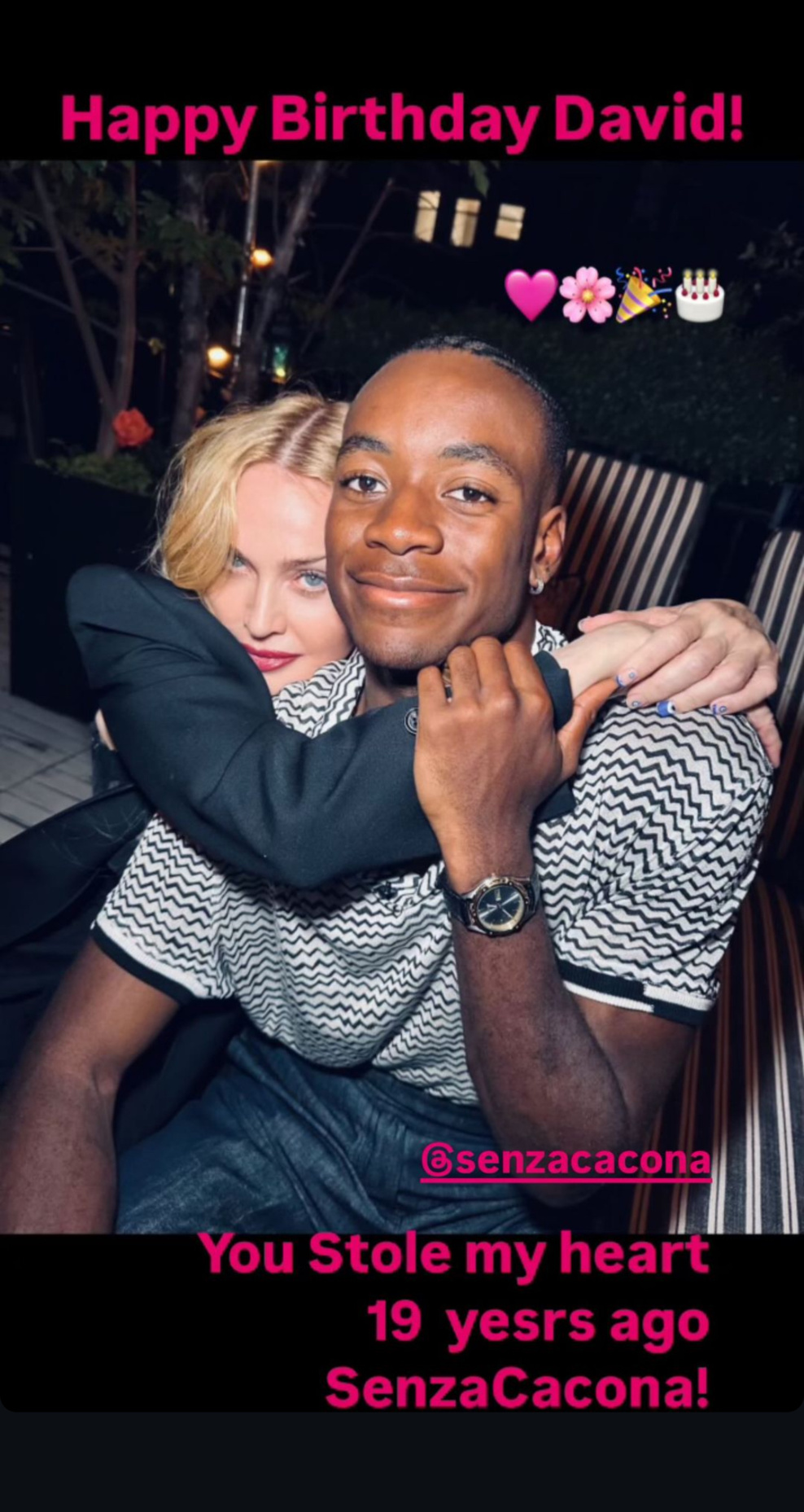 Capture de la story Instagram de Madonna - 24/09/2024 Capture de la story Instagram de Madonna - 24/09/2024