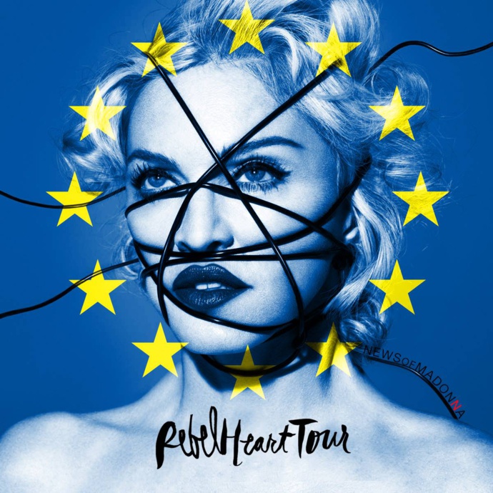 Madonna est en Europe ! Madonna est en Europe !
