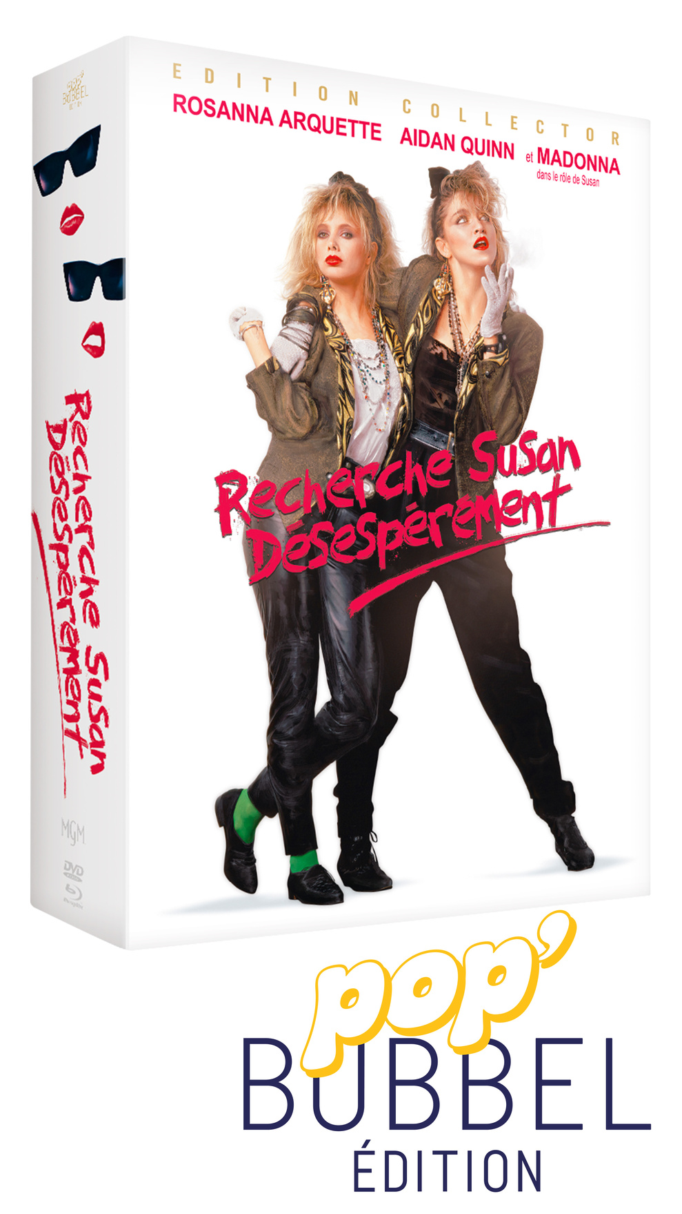Copyright : DESPERATELY SEEKING SUSAN© 1985 Orion Pictures Corporation. All Rights Reserved. Package Design © 2023 Bubbelcom. Tous droits réservés. Copyright : DESPERATELY SEEKING SUSAN© 1985 Orion Pictures Corporation. All Rights Reserved. Package Design © 2023 Bubbelcom. Tous droits réservés.
