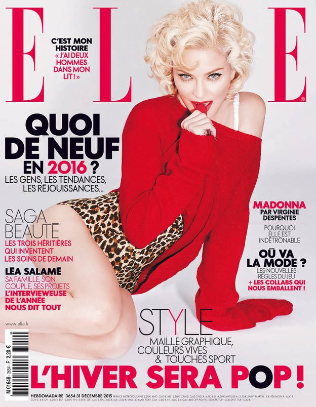 Madonna en couverture de ELLE cette semaine