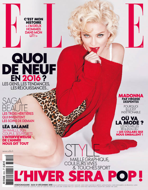 Madonna en couverture de ELLE cette semaine Madonna en couverture de ELLE cette semaine