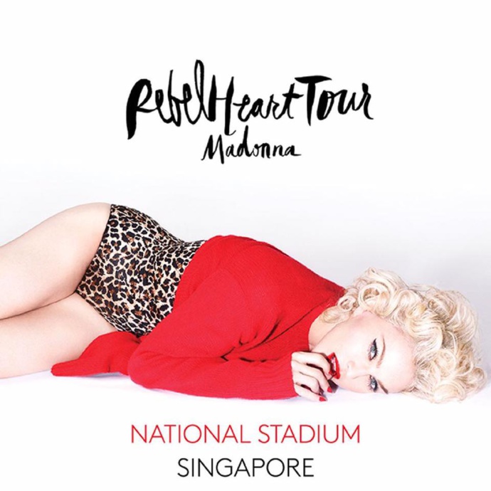 Rebel Heart Tour Singapore : Cette fois c'est oui ! - MAJ DU 7 JANVIER Rebel Heart Tour Singapore : Cette fois c'est oui ! - MAJ DU 7 JANVIER